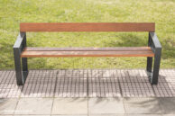 REPRO > Bench w/ Armrests